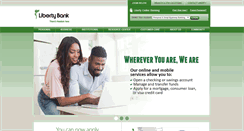 Desktop Screenshot of libertybank.net